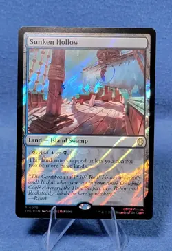 Sunken Hollow (Surge Foil) R MTG FF Collector Commander 429 NM - Image 1