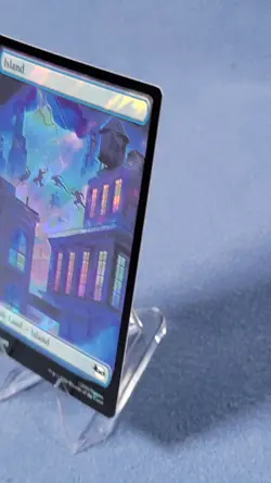 Surge Foil TMNT Full Art Island Land Magic the Gathering Mtg 306 NM C - Image 3