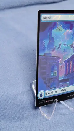 Surge Foil TMNT Full Art Island Land Magic the Gathering Mtg 306 NM C - Image 5