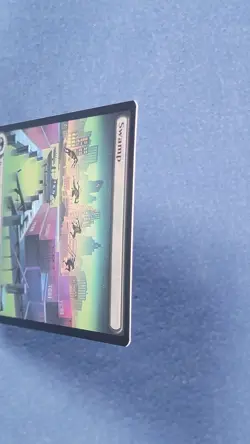 Surge Foil TMNT Full Art Swamp Land Magic the Gathering Mtg 307 NM - Image 5