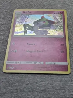 Kirlia 92a/147 Burning Shadows Cosmos Holo Rare Pokemon TCG HD Swirl - Image 3