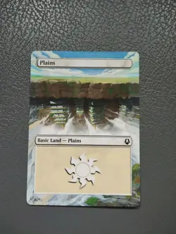 Plains MTG Avatar: The Last Airbender Hand Painted Borderless Full Altered Art - Image 1