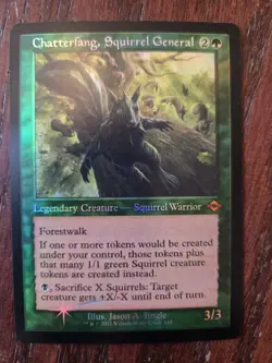 Chatterfang, Squirrel General (Retro Frame) Modern Horizons 2 Foil - Image 1