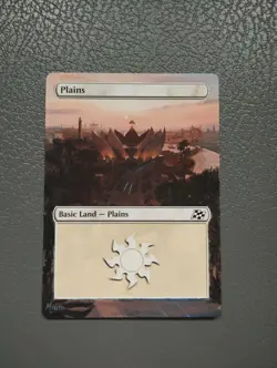 Plains #278 MTG Aetherdrift Hand Painted Borderless Extended Full Altered Art v - Image 1