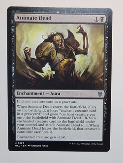 Animate Dead - Commander: Murders at Karlov Manor (MKC) MTG NM - Image 1