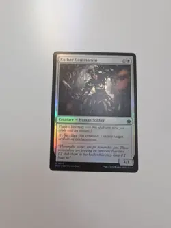 MTG - Cathar Commando (Foil) - Foundations NM/M Condition - Image 1