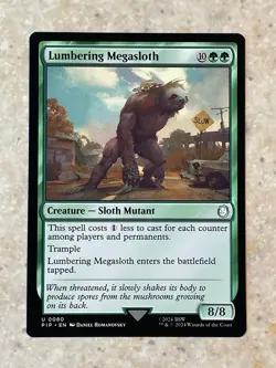 MTG NM Lumbering Megasloth [Fallout] - Image 1