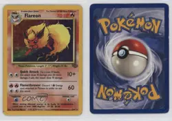 Flareon Holo Pokemon Jungle #3 1999 - Image 3