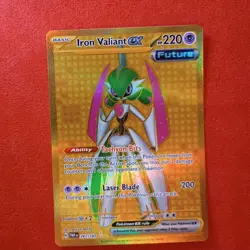 Pokemon TCG Iron Valiant ex 261/182 Holo Hyper Rare Paradox Rift NM - Image 5