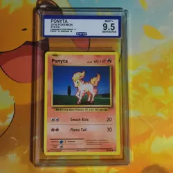 Pokemon Ponyta 2016 Evolutions 19/108 CCG Graded 9.5 Card Regular - Image 1