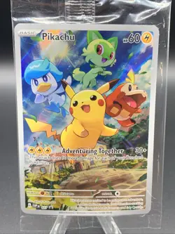 Pikachu 027 - Black Star Promo Paldea Evolved Pokemon TCG Sealed - Image 1