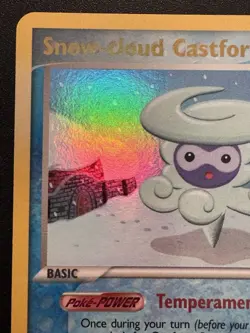 Snow-cloud Castform 29/113 EX Delta Species Pokemon Card Reverse Holo Rare LP - Image 3
