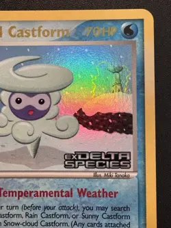 Snow-cloud Castform 29/113 EX Delta Species Pokemon Card Reverse Holo Rare LP - Image 4