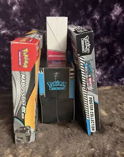 Pokemon TCG Bundle Lot Black Bolt ETB Poster Collection & More - Image 2