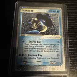 Pokemon TCG Lapras EX Holo Ultra Rare Card Ruby and Sapphire 99/109 - Image 1