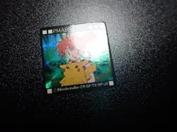 Pokemon Bros GB Pocket Mini Card Prism Holo Misty & Pikachu #6338 EX - Image 5