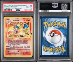 2021 POKEMON CELEBRATIONS CLASSIC COLL #4 CHARIZARD-HOLO PSA 10 - Image 2
