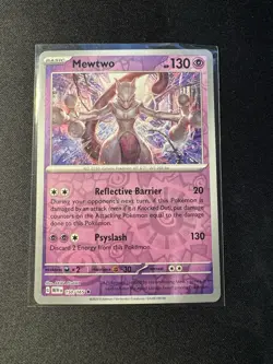 Pokemon TCG Mewtwo 150/165 Reverse Holo Scarlet & Violet 151 NM - Image 1