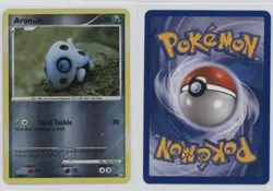 Aron Reverse Foil Pokemon Diamond & Pearl Mysterious Treasures #71 2007 - Image 3