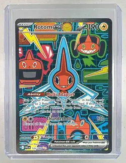 Rotom ex 2025 Pokemon Phantasmal Flames #126 Special Illustration Rare SIR - Image 1