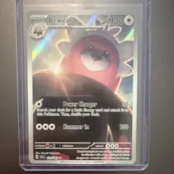 Pokemon Bewear Illustration Rare Holo 079/064 Shrouded Fable Stage 1 130 HP - Image 1