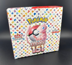 Pokemon 151 Japanese Booster Box SV2a Factory Sealed - Image 1