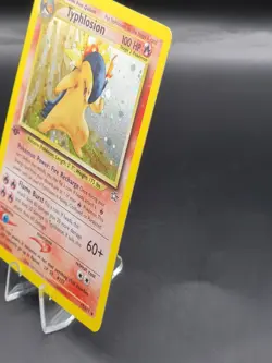 Pokemon 1st Edition Neo Genesis Typhlosion Holo Black Dot Error 17/111 LP 🔥🔥⚫ - Image 2