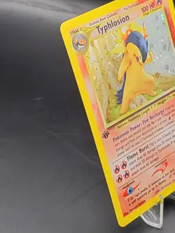 Pokemon 1st Edition Neo Genesis Typhlosion Holo Black Dot Error 17/111 LP 🔥🔥⚫ - Image 3