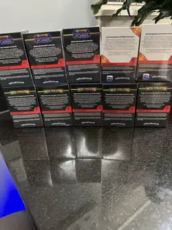 POKEMON TCG BOOSTER BUNDLE LOT X10 PHANTASMAL FLAMES SURGING SPARKS MEGA EVOL - Image 3