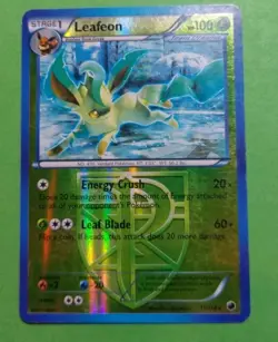 Leafeon 11/116 Plasma Freeze Reverse Holo Pokemon, MP - Image 1