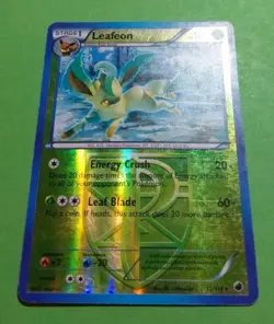 Leafeon 11/116 Plasma Freeze Reverse Holo Pokemon, MP - Image 2
