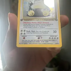 Pokemon TCG Snorlax 11/64 1st Edition Holo Rare - WOTC Jungle - LP - Image 2
