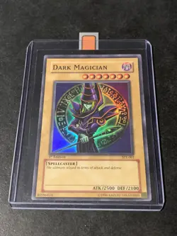 Yugioh Dark Magician - SYE-001 - 1st Edition - Holo - Super Rare - Image 1