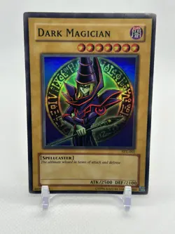 Yugioh Dark Magician Super Rare SYE-001 1st Edition HP - Image 2