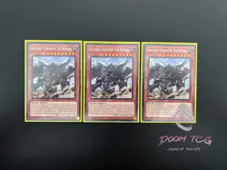 Yugioh! True King Lithosagym, the Disaster WISU-EN047 R 1st Ed (3x) - Image 1