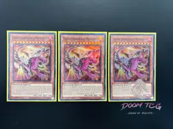 Yugioh! Transcendosaurus Meteorus WISU-EN002 (SR) 1st Ed “Dino Deck Support - Image 1