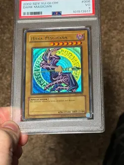 Dark Magician SDY-006 FOIL LINE ERROR PSA 3 *917 - Image 3