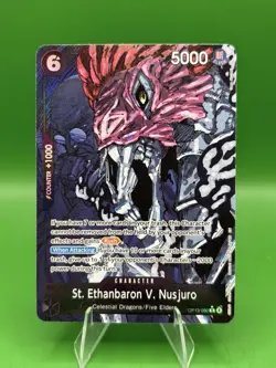 St. Ethanbaron V. Nusjuro OP13-080 (Alternate Art) One Piece Carrying On His Wil - Image 1