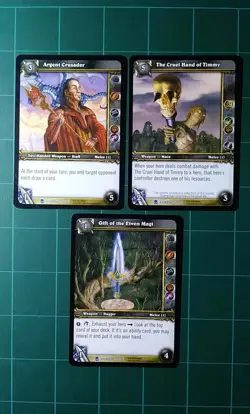 WoW TCG World Of Warcraft Heroes Of Azeroth Rare & Epic Lot 2006 Hearthstone LP - Image 3