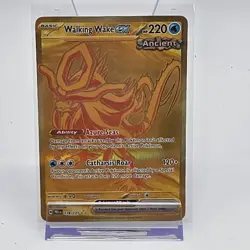 Pokemon Walking Wake ex Gold Hyper Rare 189/162 Prismatic Evolutions Card - Image 1
