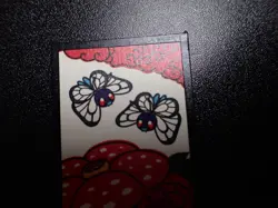 Pokemon Poker Playing Card Hanafuda Butterfree Vileplume #8 NM/EX - Image 2