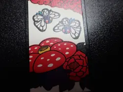 Pokemon Poker Playing Card Hanafuda Butterfree Vileplume #8 NM/EX - Image 4