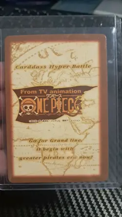 BANDAI One Piece Hyper Battle LUFFY SCARCE C456 EARLY CARD 1ST TCG CCG - Image 2
