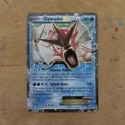 Pokemon Gyarados EX XY106 XY Promo Holo Basic 180 HP Splash Burn Card 2016 - Image 1