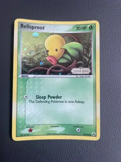 Bellsprout 49/92 Reverse Holo LP Condition ex Legend Maker Pokemon Card TCG - Image 1