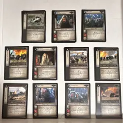 Decipher Lord of the Rings TCG The Two Towers 22 Rare Card Lot (2 of each) - Image 1