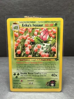 Erika's Ivysaur 41/132 Gym Challenge Uncommon vintage Stage 1 Pokemon TCG Card - Image 1