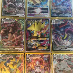 Pokemon 108 Card Lot Collection Binder with Mega Full Art, Vstar, Vmax, EX, V XY - Image 1