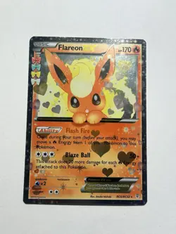 Pokemon TCG Flareon EX Holo Rare Card RC6/RC32 Generations Radiant Collection - Image 1