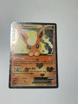 Pokemon TCG Flareon EX Holo Rare Card RC6/RC32 Generations Radiant Collection - Image 3